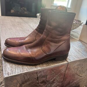 Magnanni Rich Brown Leather Men's Boots
